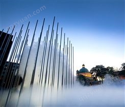 方腾 园林人造雾系统 景观绿化雾森 冷雾喷泉设备 免费设计